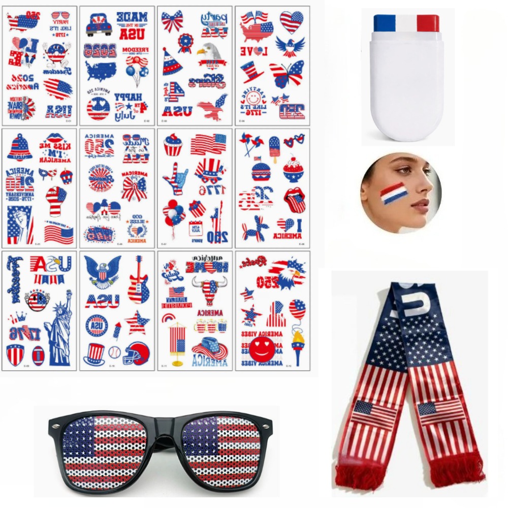 Party Games Usa - طقم مشجعين وطني أمريكي 2026 لليوم