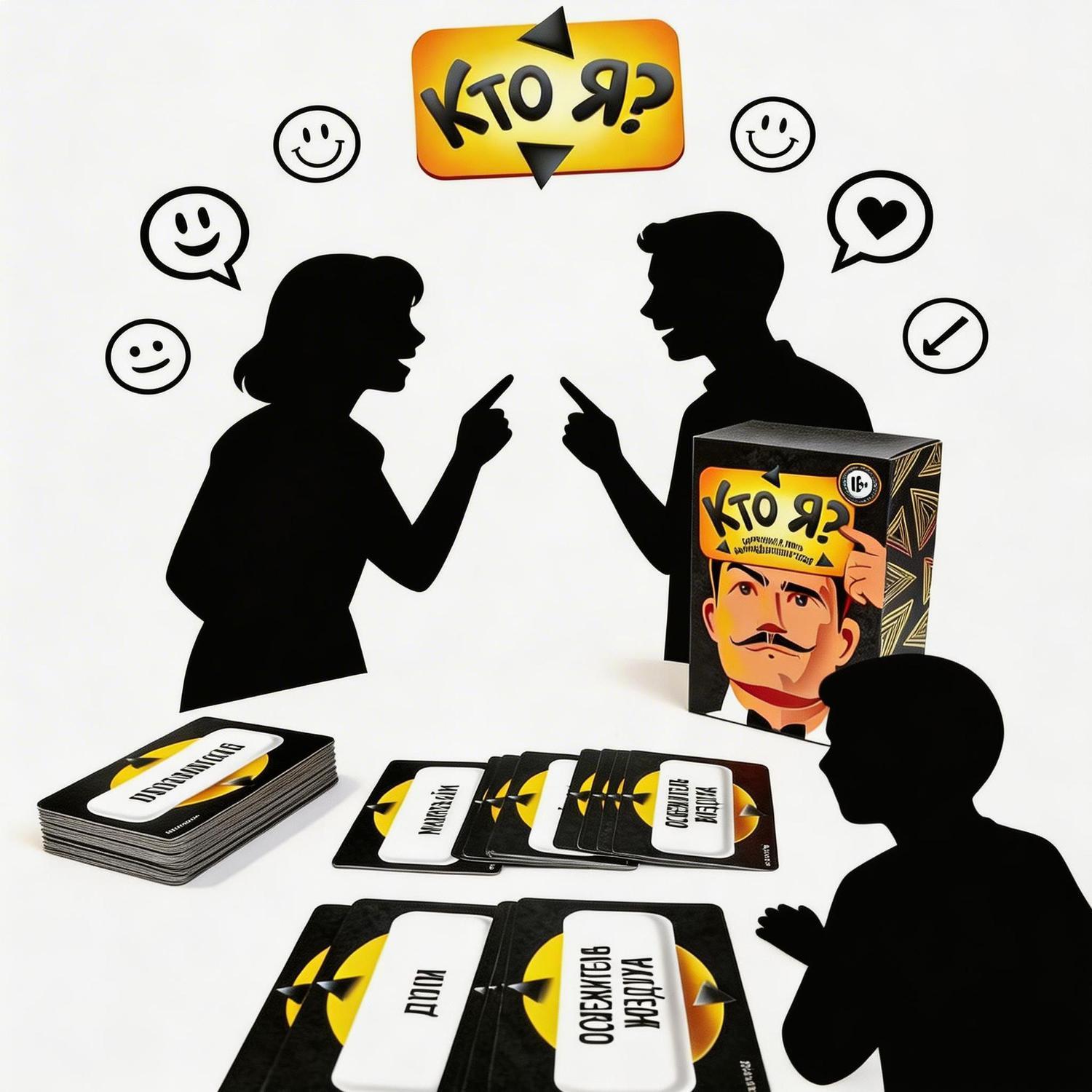 Party Games Night - لعبة تخمين من أنا الروسية المرحة