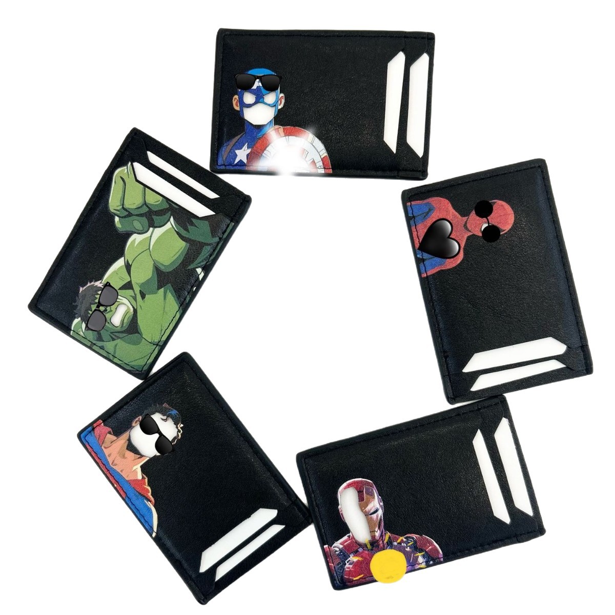 Scavenger Hunt Card - حافظة بطاقات مارفل هالك كابتن أمريكا