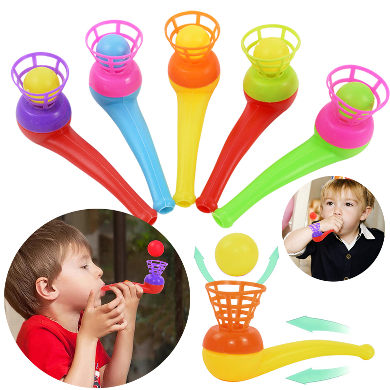 Party Games Easter For Kids - 6/12 قطعة أنبوب النفخ السحري كرة