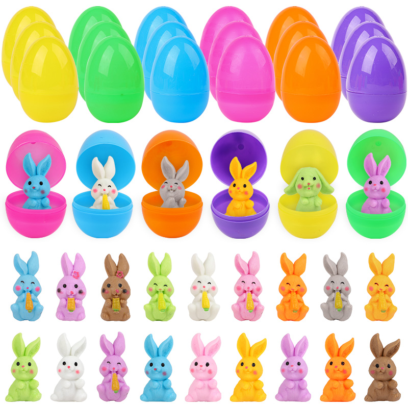 24 قطعة بيض عيد الفصح مع شكل أ - مراجعة Party Games Easter For Kids وسعره