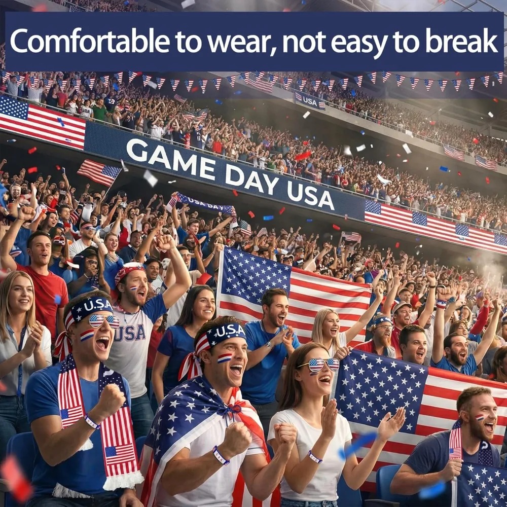 طقم مشجعين وطني أمريكي 2026 لل - مراجعة Party Games Usa وسعره