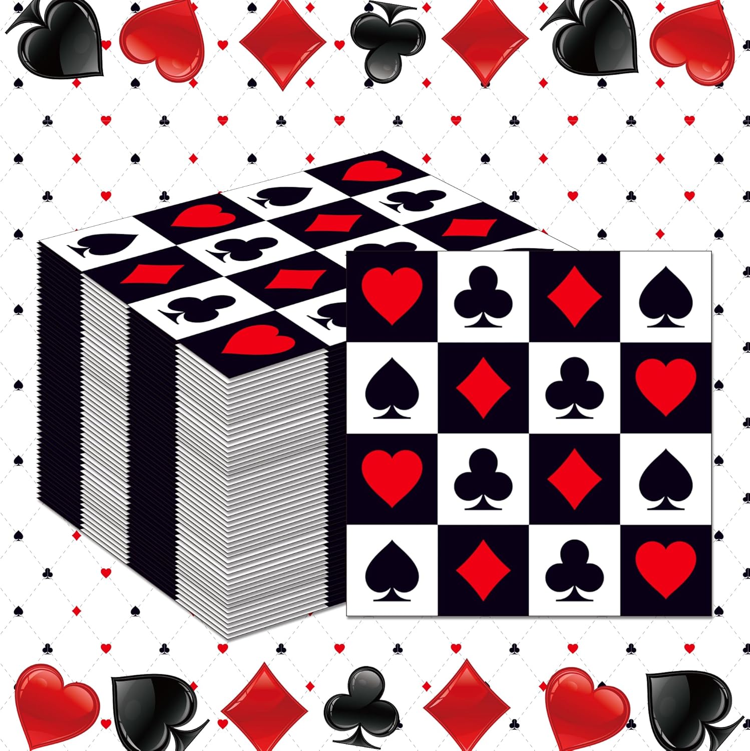 20/40/60/80 قطعة موضوع الكازين - مراجعة Party Games Night وسعره