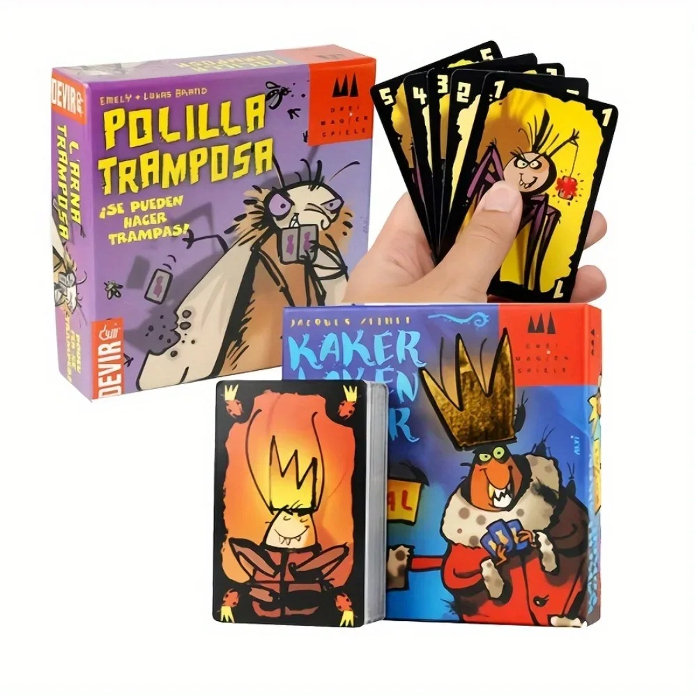 لعبة بطاقات اللعب Polilla Tram - مراجعة Party Games Juego وسعره