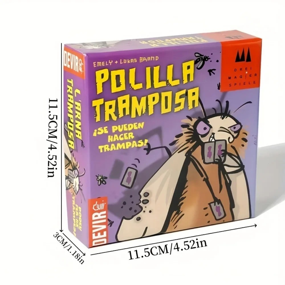 لعبة بطاقات اللعب Polilla Tram - مراجعة Party Games Juego وسعره