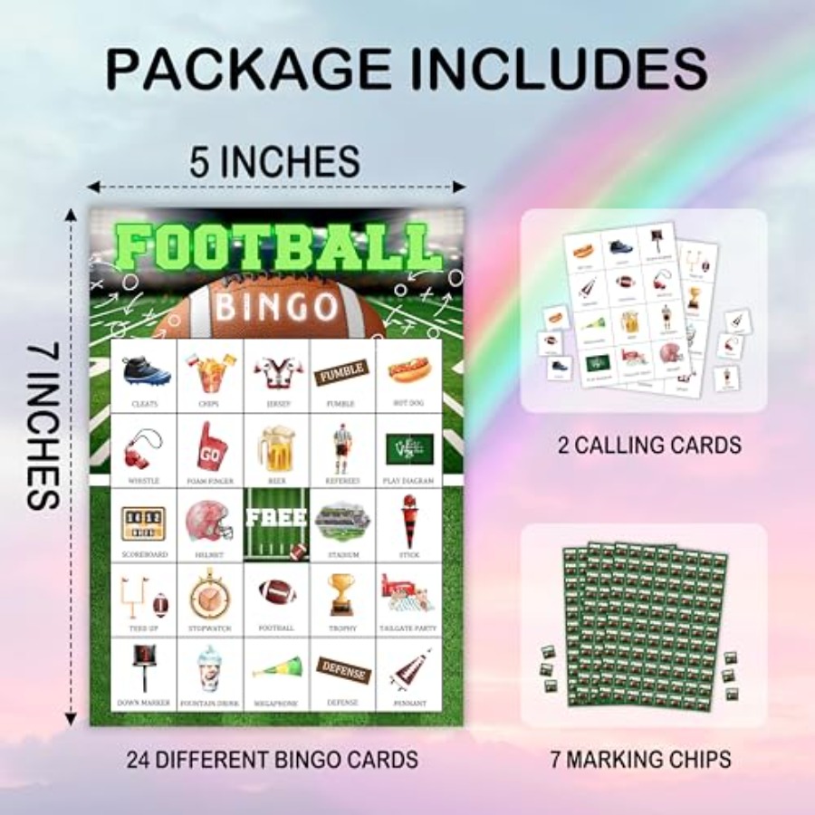 بطاقة لعبة بينجو لحفلات كرة ال - مراجعة Party Games For Adults Large Group وسعره