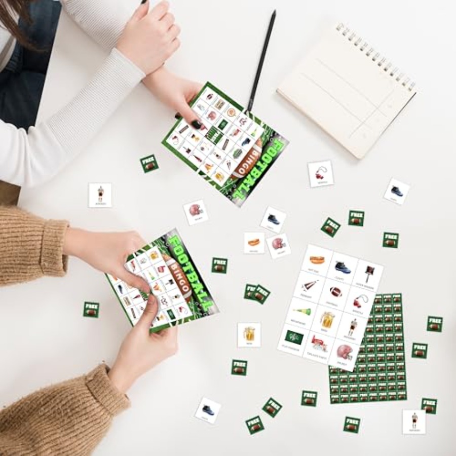 بطاقة لعبة بينجو لحفلات كرة ال - مراجعة Party Games For Adults Large Group وسعره